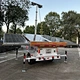 Solar trailer light tower